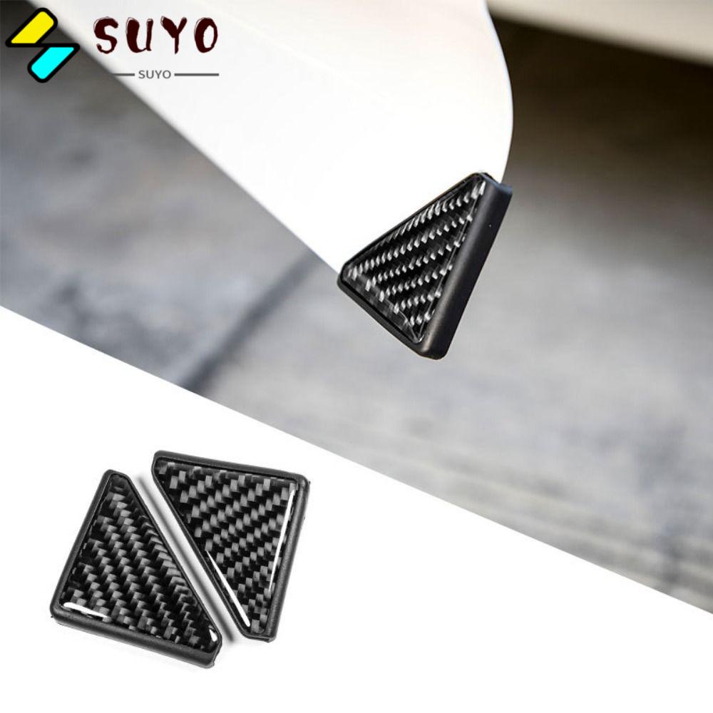 SUYO Bộ 2 Vỏ Bọc Góc Cửa Xe Hơi Bằng TPU Chống Va Chạm / Trầy Xước Chất Lượng Cao
