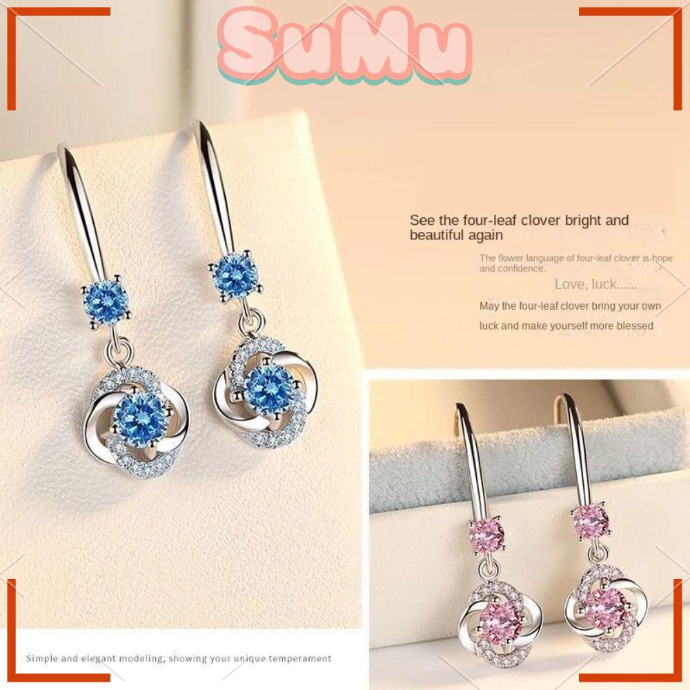 SUMU Bộ 2 Đôi Bông Tai Từ Tính Bằng Hợp Kim Magne Therapy Germanium Thời Trang Cho Nữ