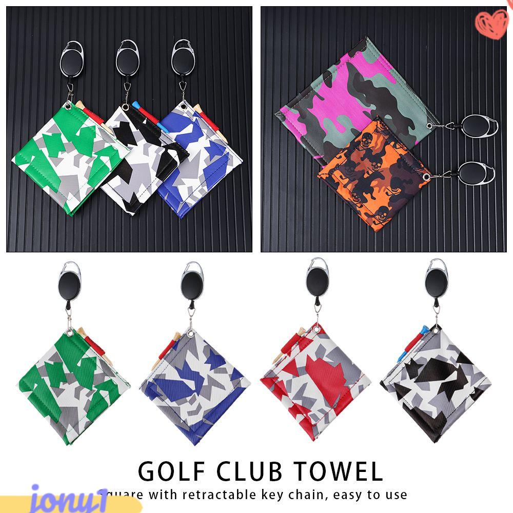 JONYE Móc Khóa Mặt Vuông Mini Làm Sạch Gậy Đánh Golf