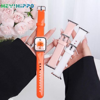 Dây Đeo Silicon Màu Kẹo Cho Đồng Hồ Thông Minh iwatch 45 / 44 / 42 / 41 / 40 / 38 / 49mm 8 / 7 / 6 / 40