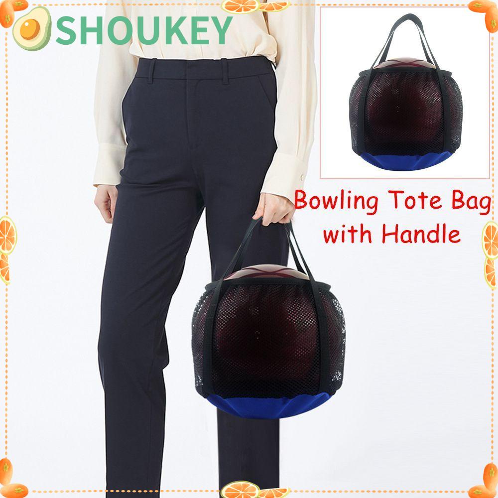 SHOUKEY Giá Đỡ Bóng Bowling Bằng Vải Oxford Với Tay Cầm Rộng Tiện Dụng