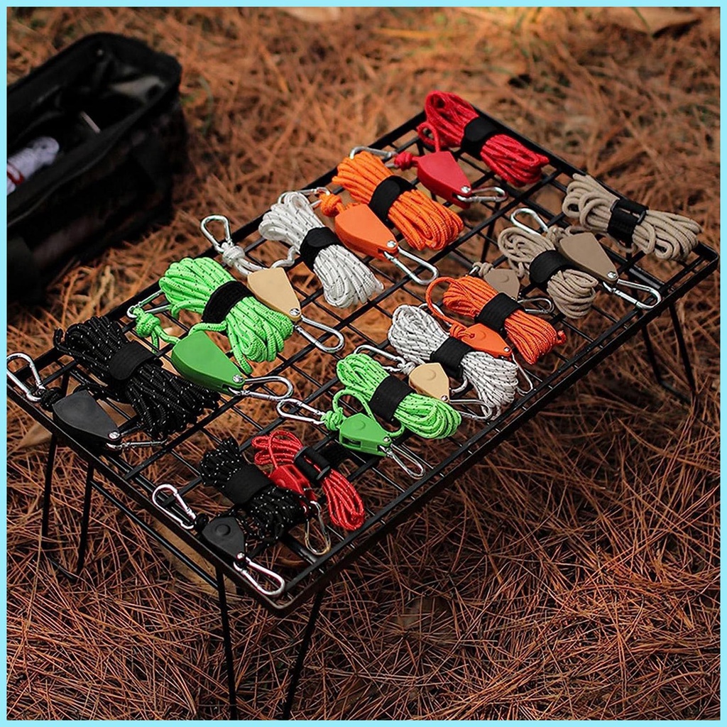 Dây Thừng Dựng Lều Cắm Trại Chống Thấm Nước Chống Tia UV Có Thể Điều Chỉnh Được 420 lbs tdevn tdevn