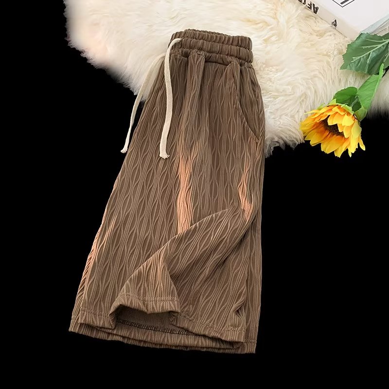 Quần Short Ống Rộng Phong Cách Retro Đường Phố Mỹ Thời Trang Mùa Hè Cho Nam