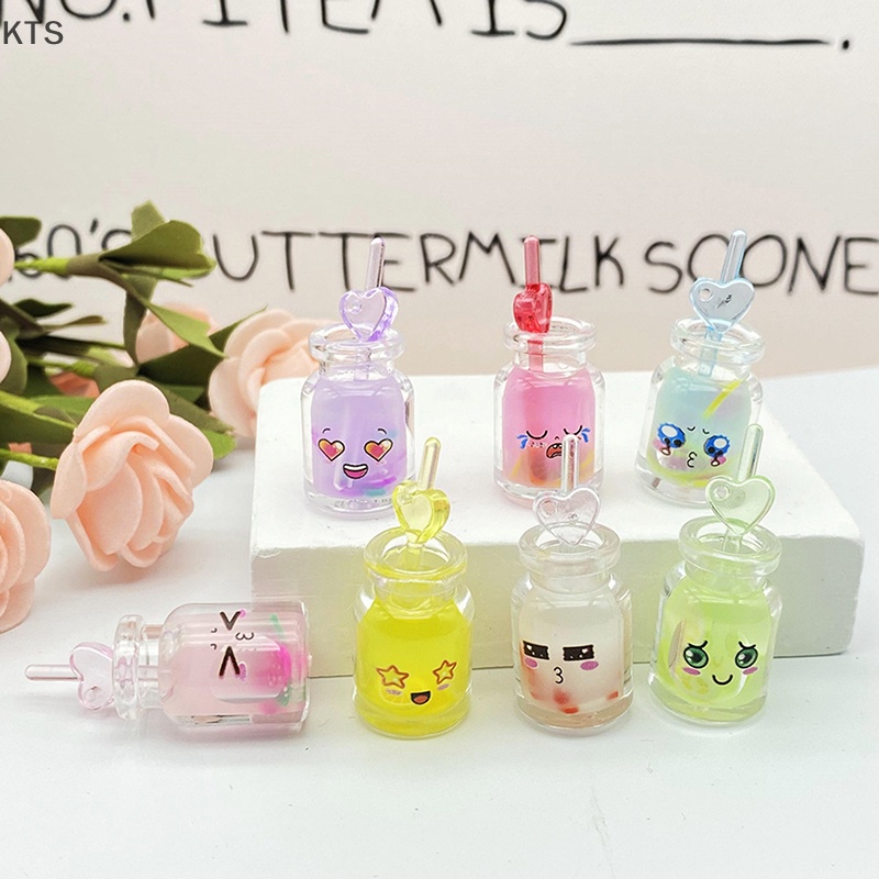 Set 5 Ly Nước Trái Cây Màu Dạ Quang Mini Xinh Xắn