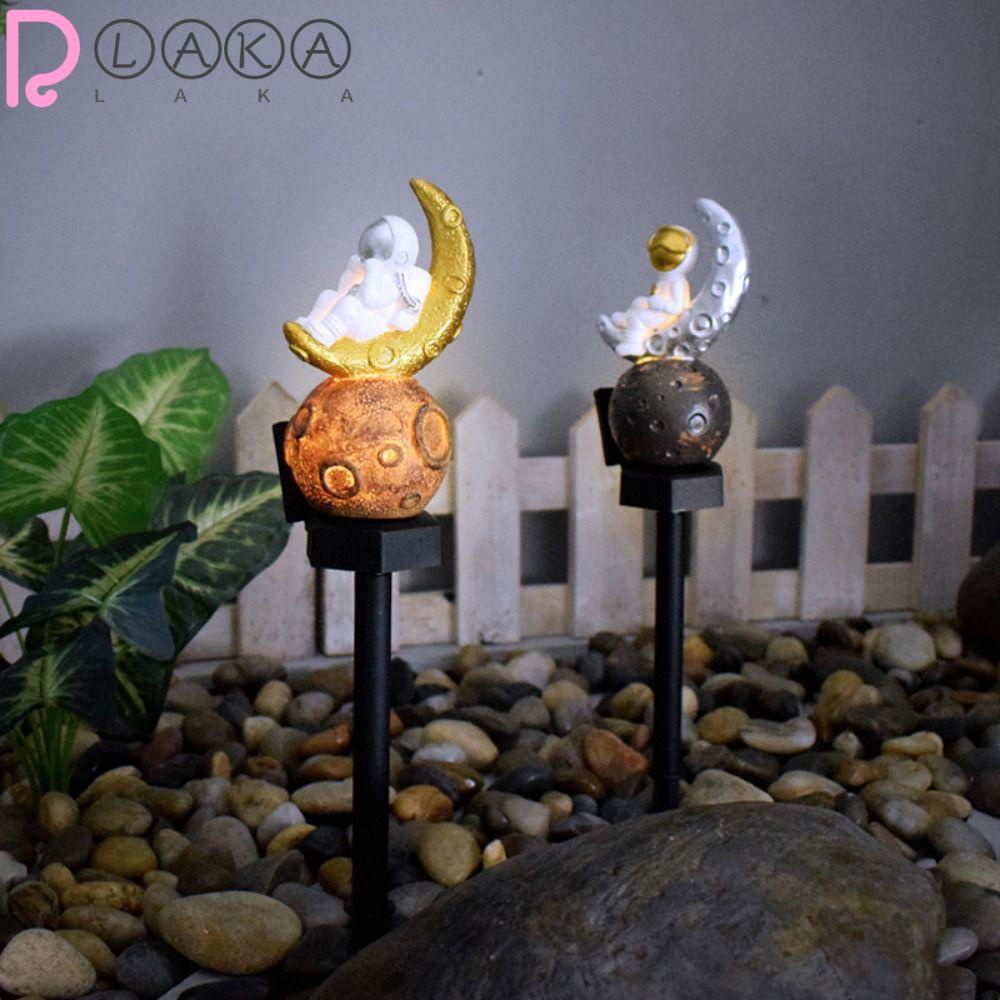 LAKAMIER Đèn Trang Trí Sân Vườn Hình Mặt Trăng Sử Dụng Năng Lượng Mặt Trời