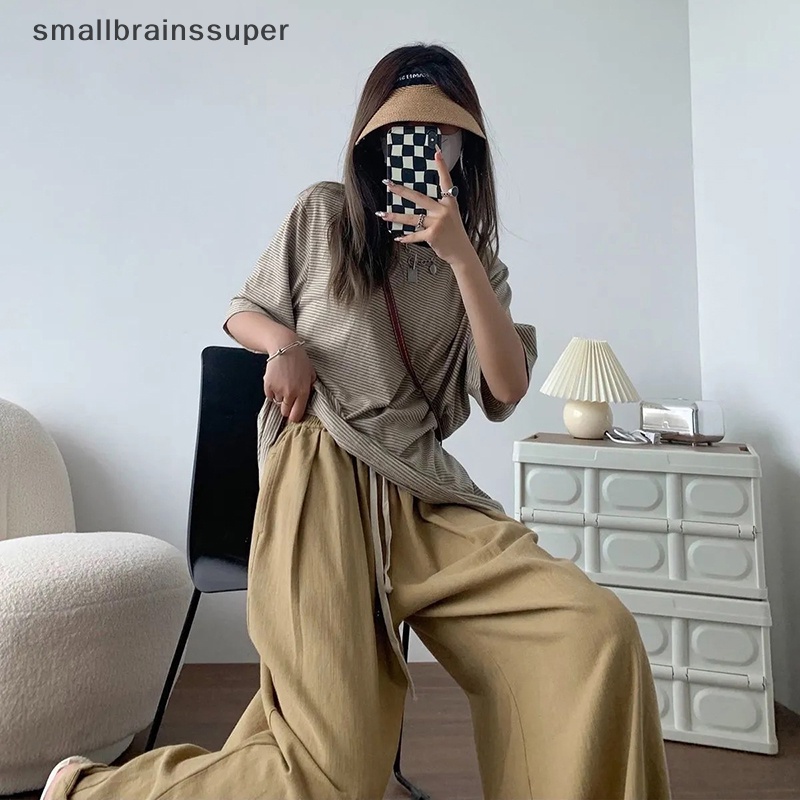 Quần ống rộng Màu Trơn Thời Trang Cho Nữ