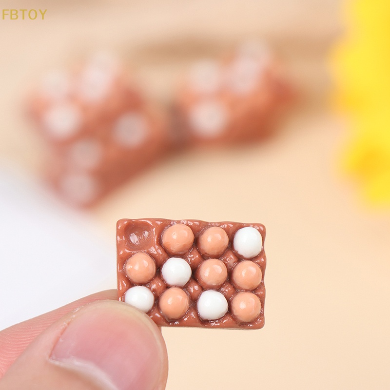 Set 6 Trứng Phục Sinh Mini Tỉ Lệ 1: 12 Dùng Để Trang Trí Nhà Búp Bê