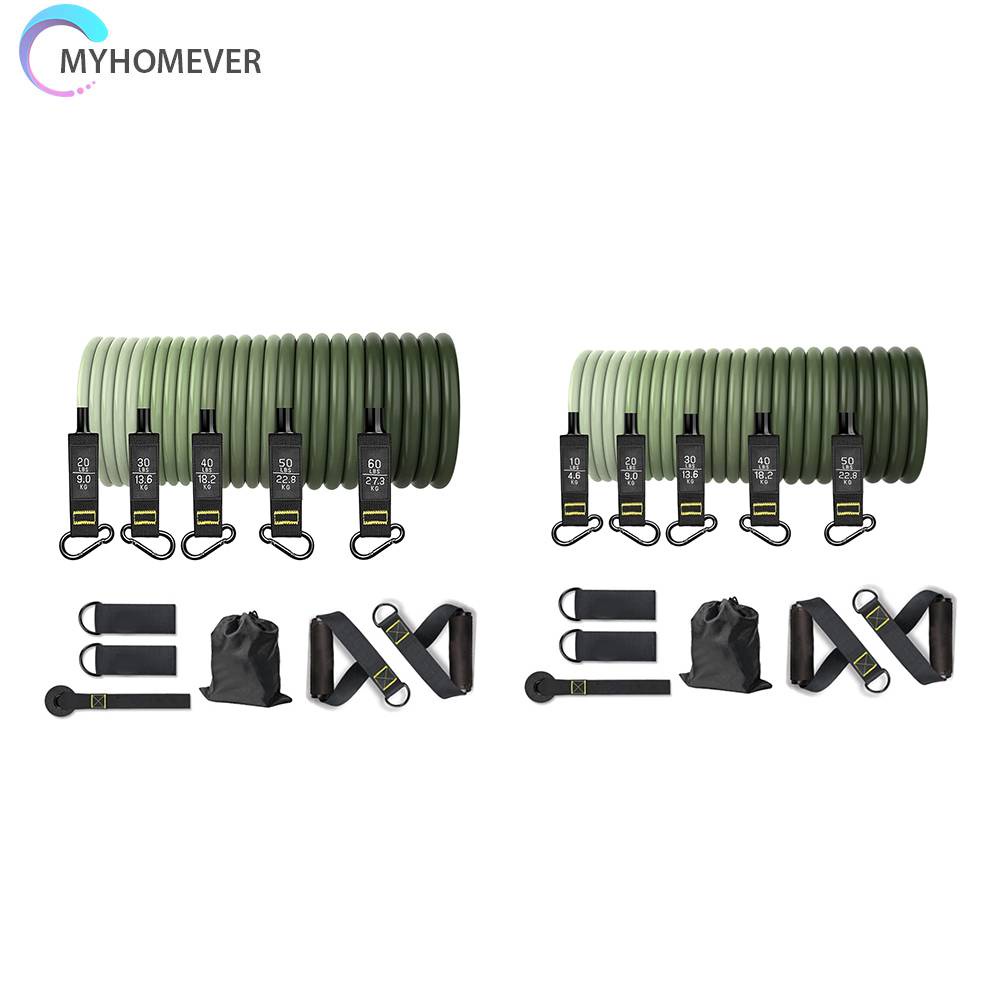 Set 11 Dụng Cụ Dây Kéo Đàn Hồi Hỗ Trợ Tập Thể Hình Chống Trượt