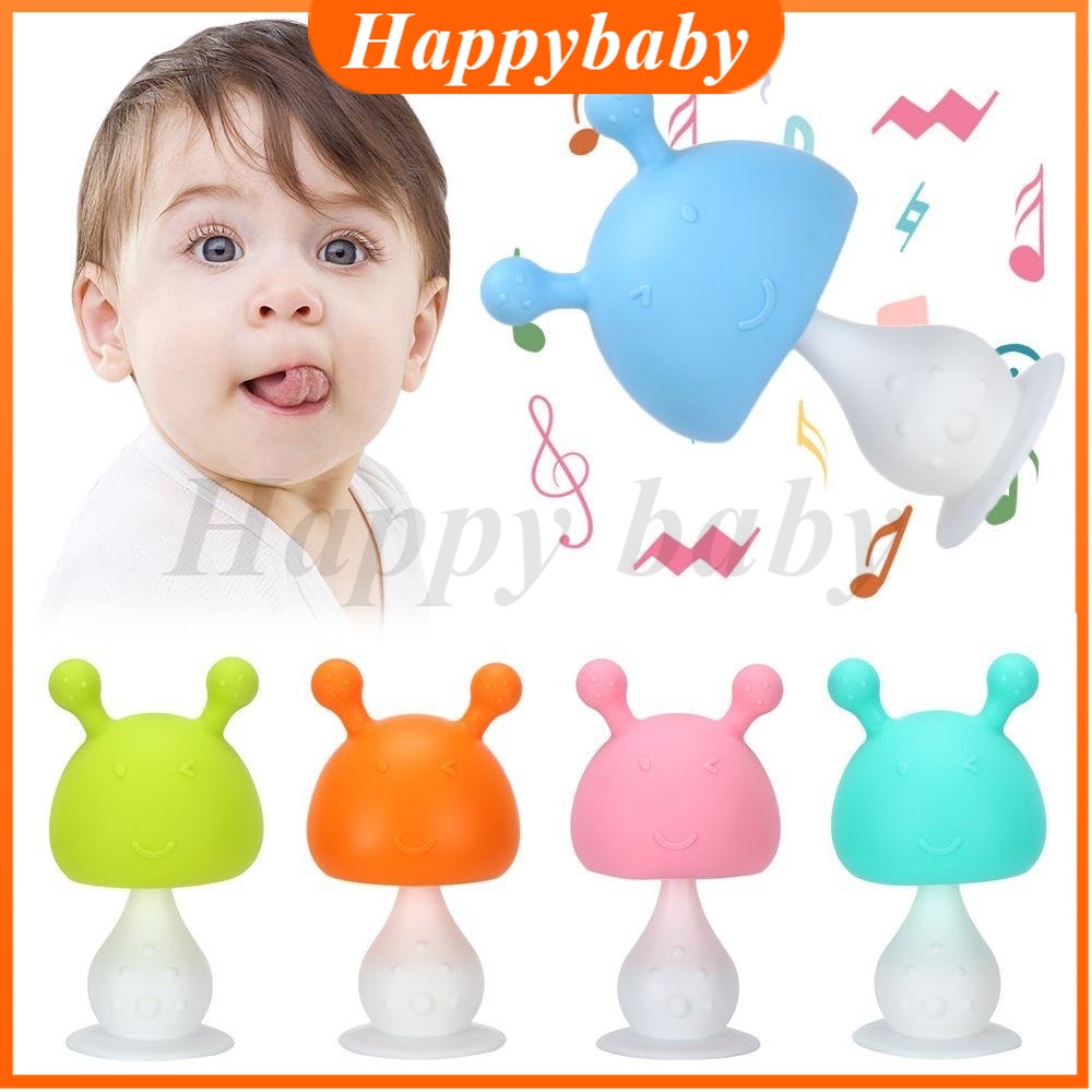 Đồ Chơi GặM NướU HìNh NấM BằNg silicone Cho Bé