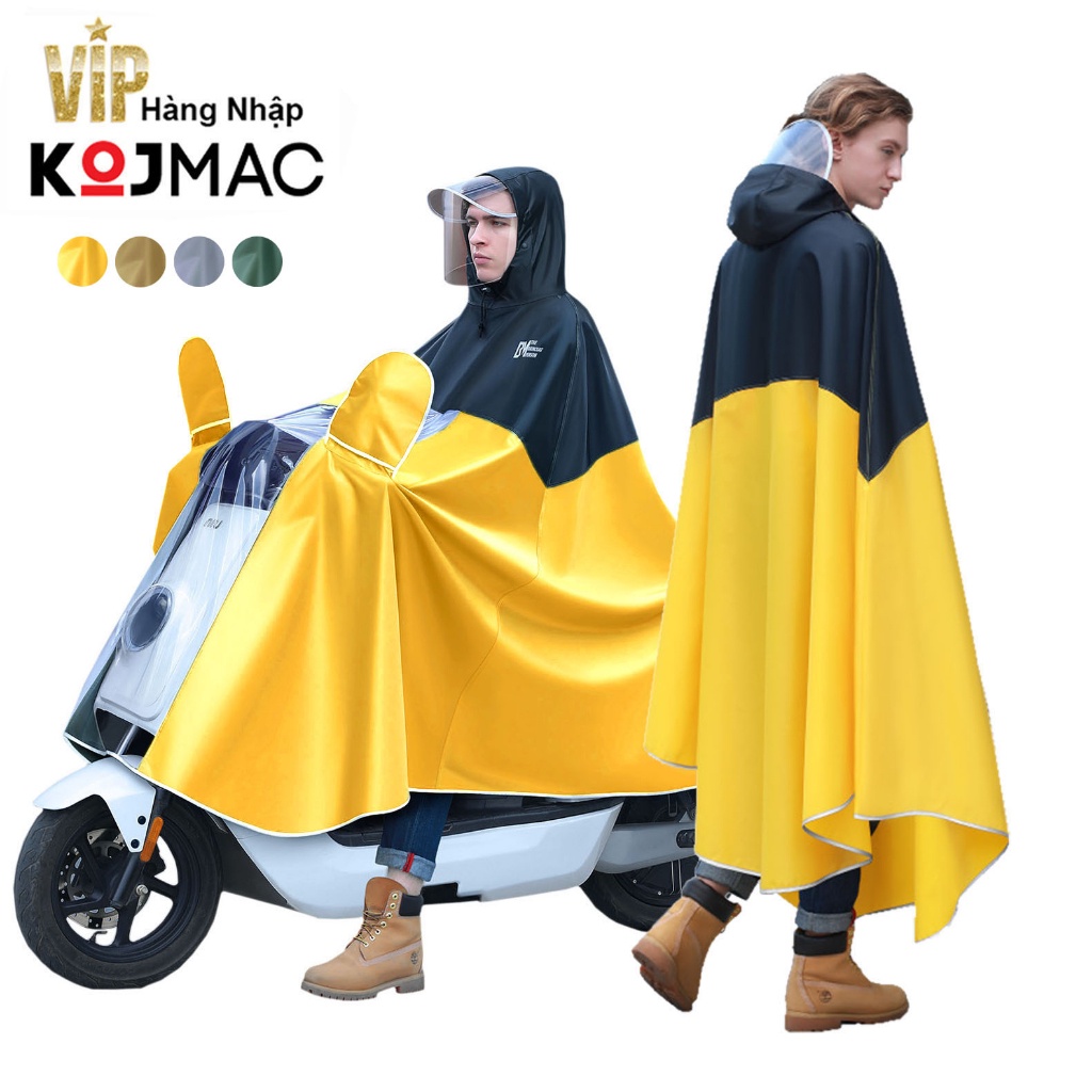 Áo Mưa Cánh Dơi Vải Oxford Cao Cấp Size To Lớn RAINCOAT
