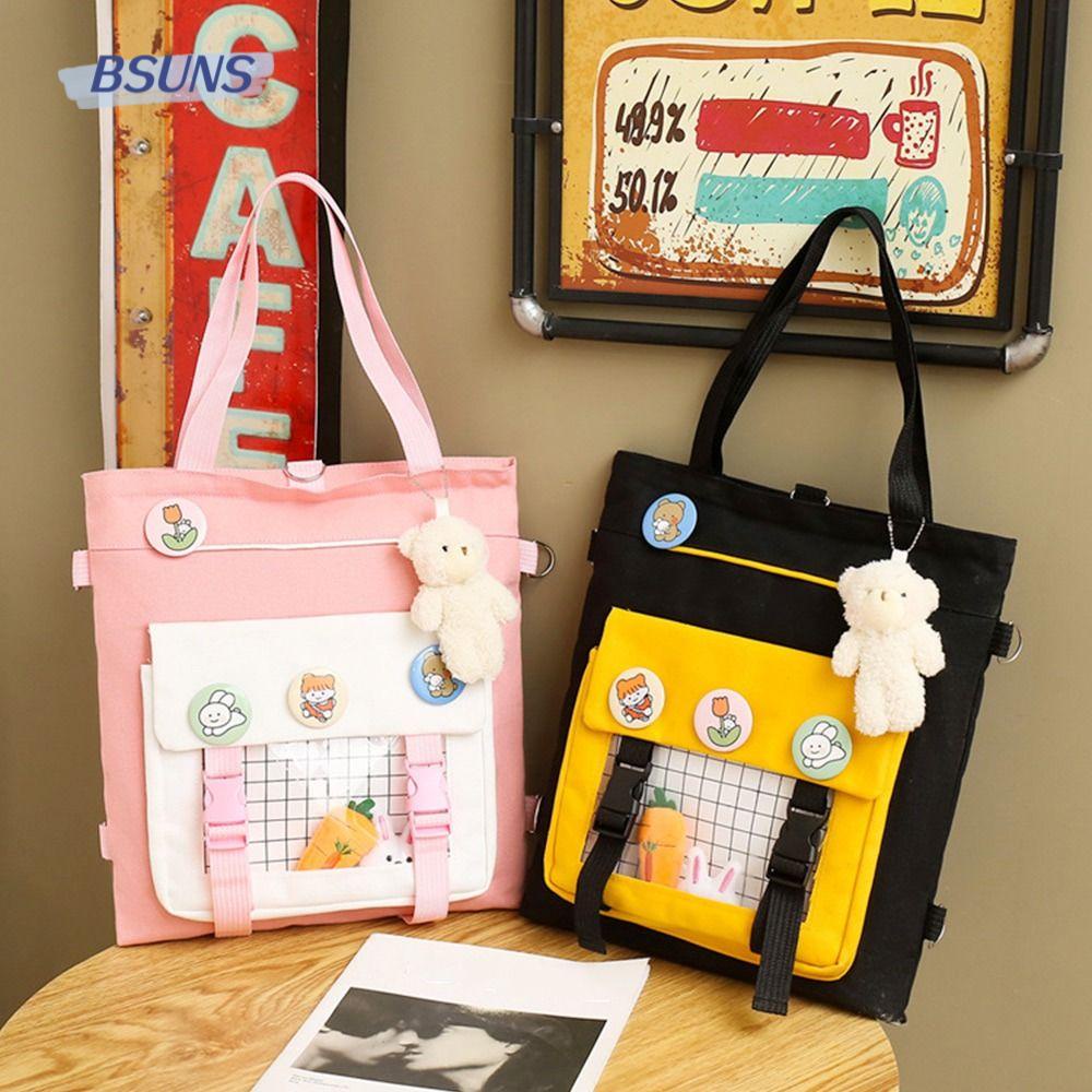 BSUNS Túi Đeo Chéo Thời Trang Hàn Cho Nữ