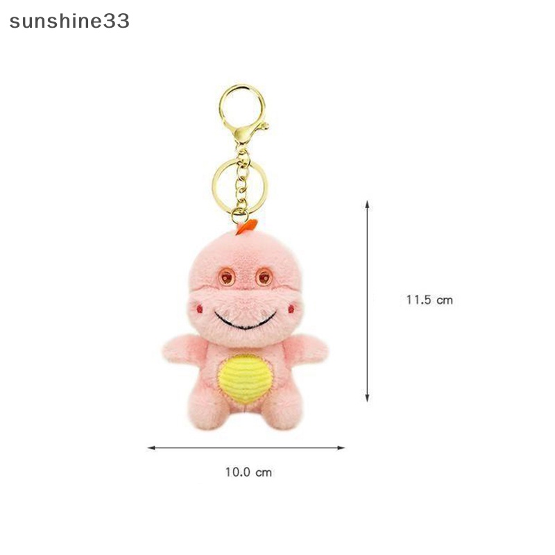 1 Thú Nhồi Bông Hình Khủng Long Cười Dễ Thương Treo Móc Khóa Ba Lô