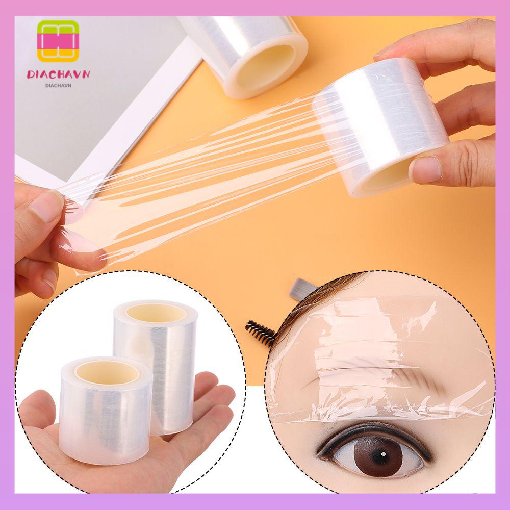 DIACHAVN 1 Cuộn Phim Dán Bảo Quản Môi / Lông Mày / Môi Bằng Nhựa Trong Suốt Kích Thước 42 * 200 / 60 *