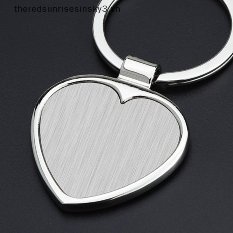 Móc Chìa Khóa Bằng Thép Không Gỉ DIY Thời Trang