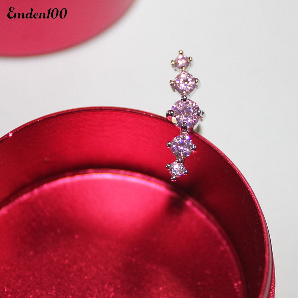 1 Khuyên Xỏ Vành Tai Đính Đá Thời Trang Nữ