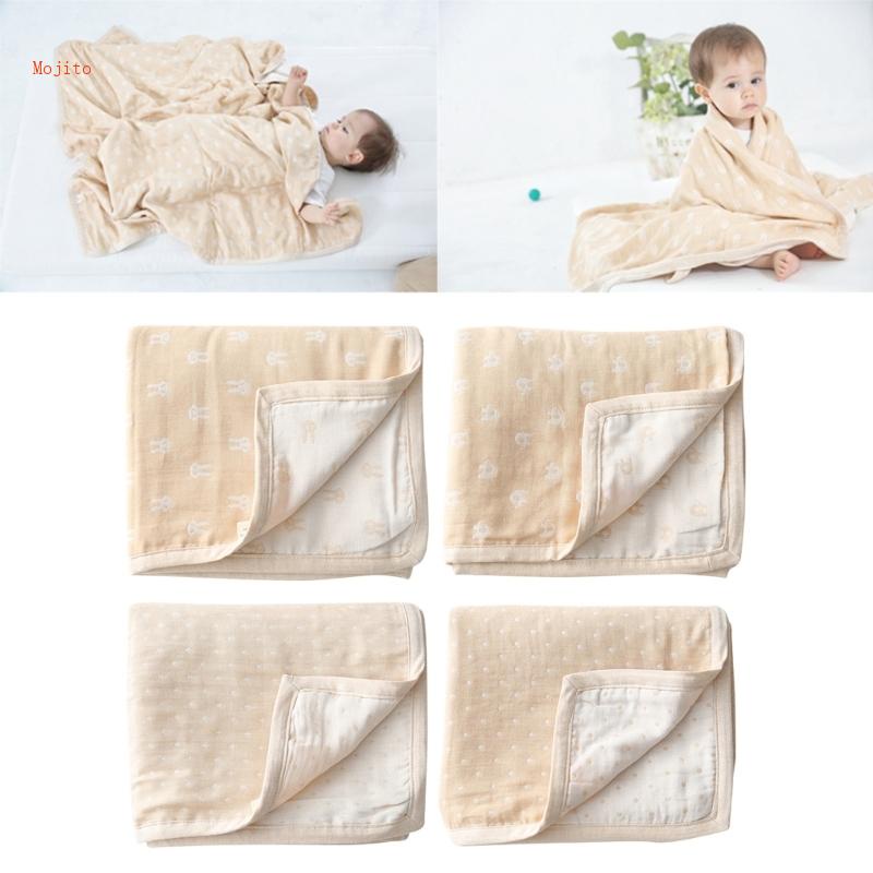 Chăn Quấn 6 Lớp Chất Liệu Muslin Cho Bé Sơ Sinh