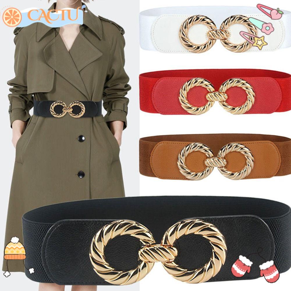 CACTU Thắt Lưng Co Giãn Trang Trí Quần Áo Tinh Tế