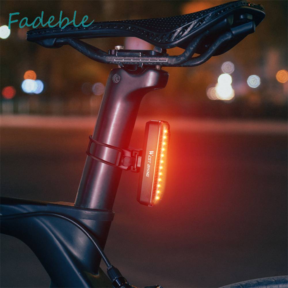 Đèn Hậu Chống Thấm Nước 30LM 400mAh Type-C USB Có Thể Sạc Lại Dành Cho Xe Đạp