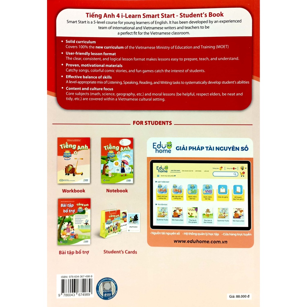 Sách i-Learn Smart Start 4 Student Book