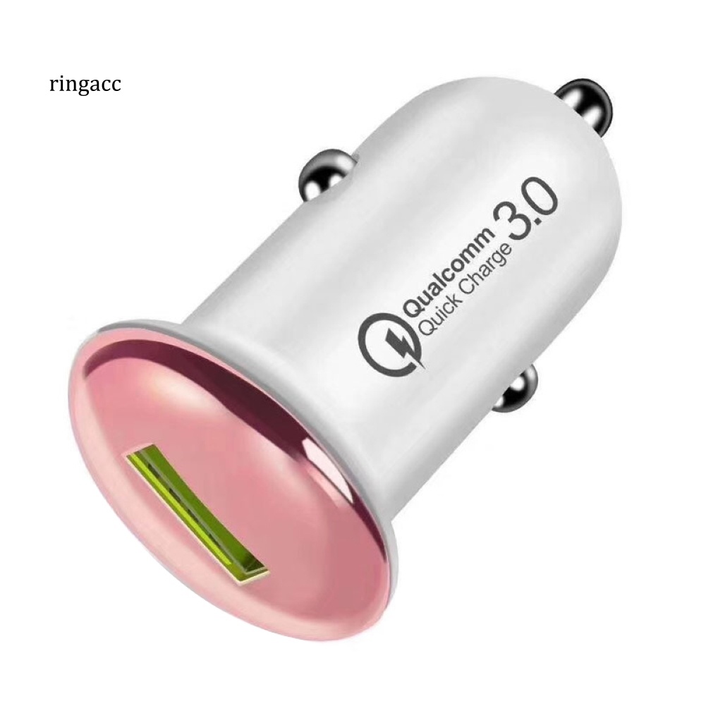 Tẩu Sạc Nhanh QC 30 Một Cổng USB Cho Điện Thoại / Laptop