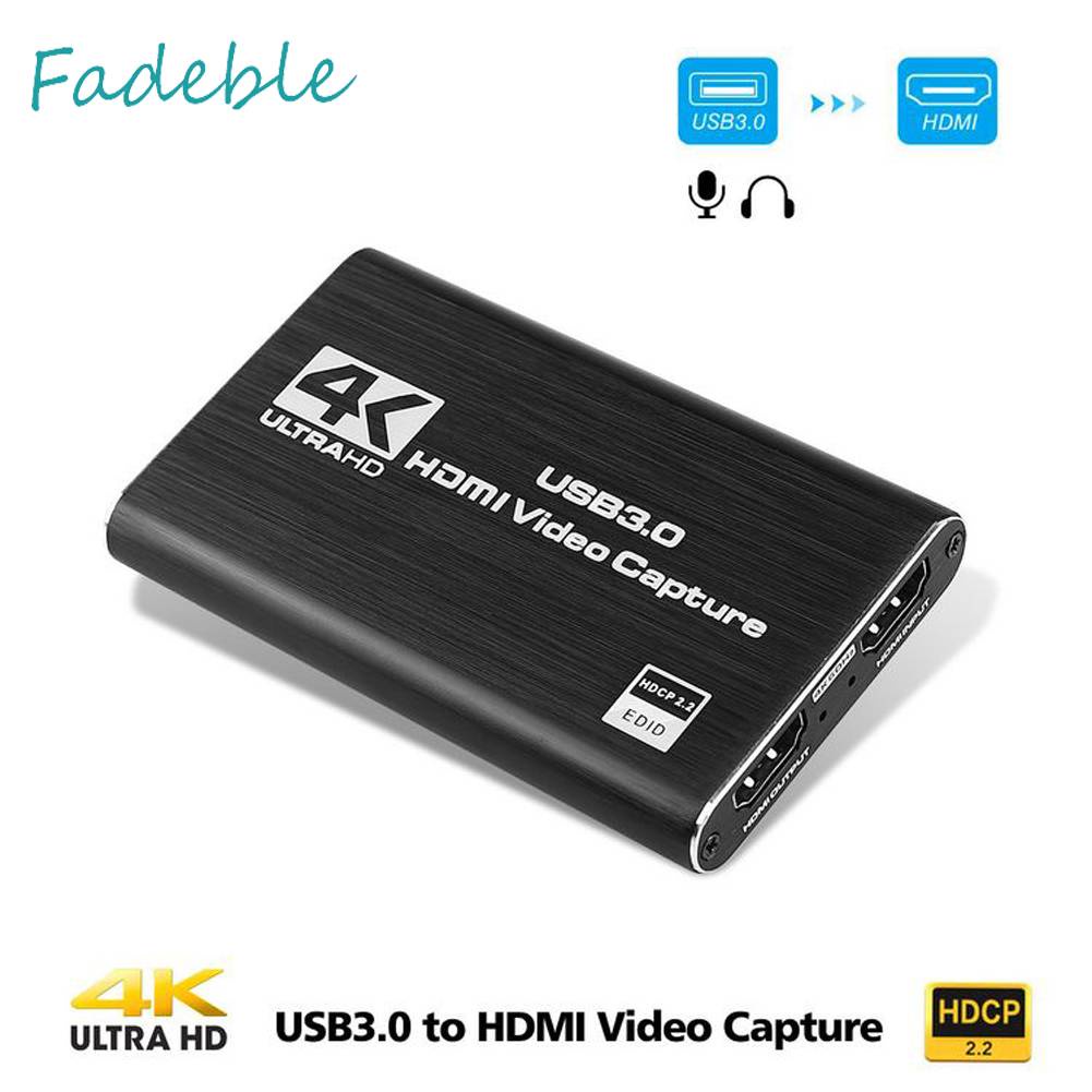Thẻ Ghi Hình Chơi Game Cổng Usb 3.0 HD HDMI Cho Máy Ảnh DVD
