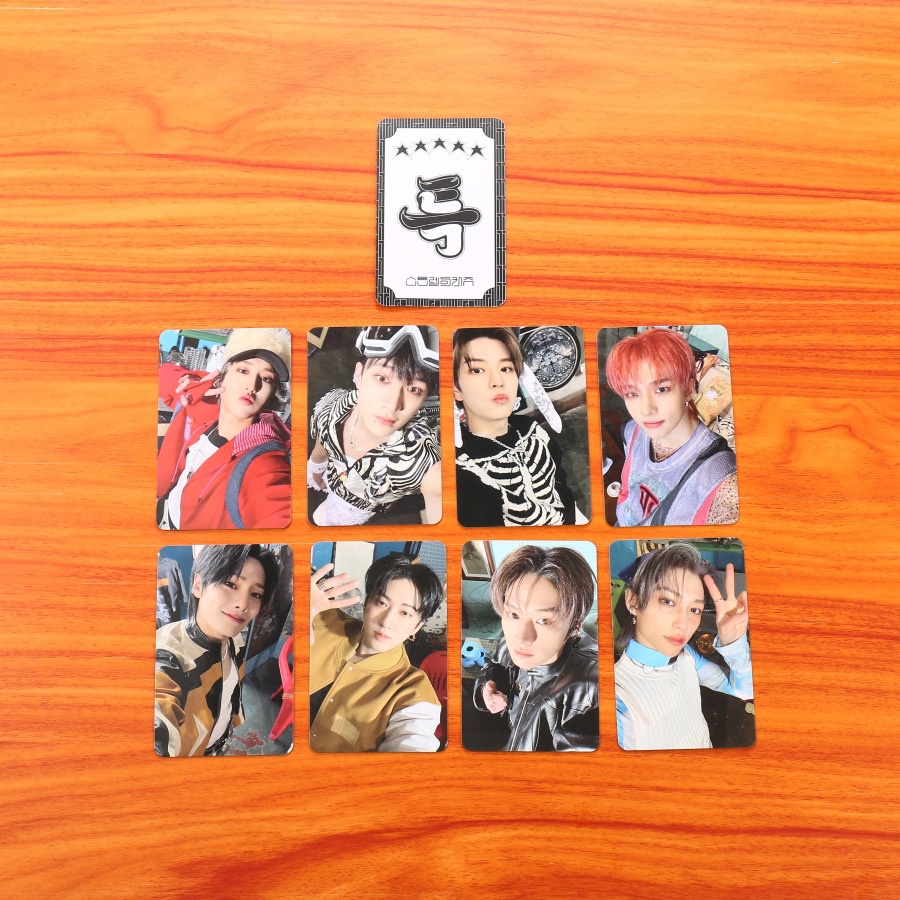 Bộ 8 Tấm Thẻ Hình Nhóm Nhạc Kpop Straykids 5 Star