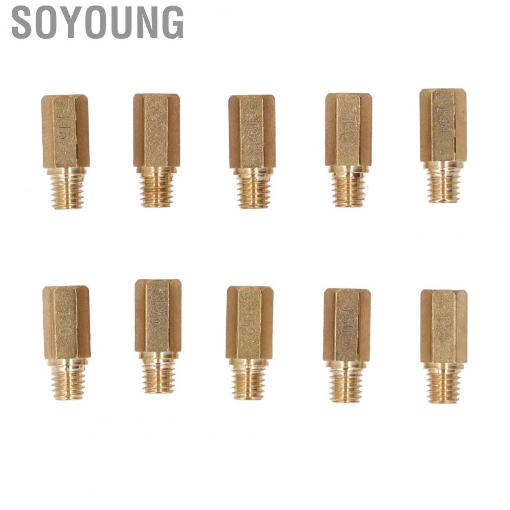 Soyoung Hex Main Jets Carb Professional High Accuracy Strong for Motorcycle