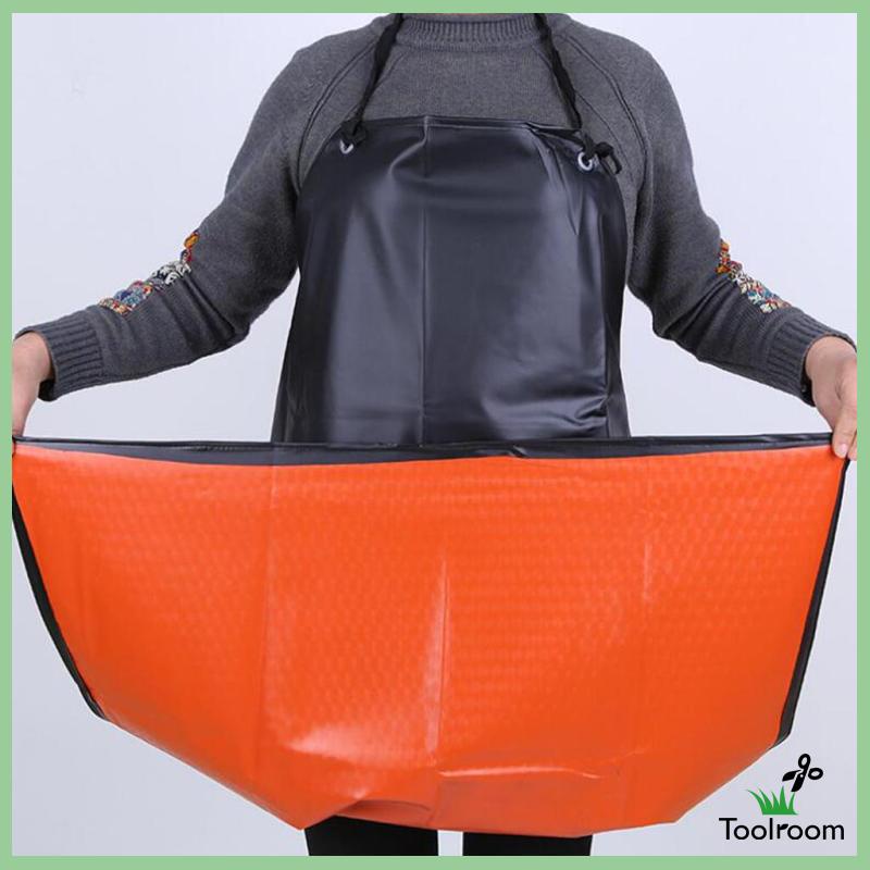 Tạp Dề Da PU Chống Thấm Nước Chống Nấm Mốc Dành Cho Người Lớn Câu Cá