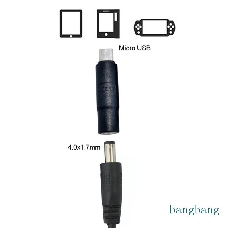 Đầu Nối Chuyển Đổi 0x1 7mm 3 5x1 35mm DC Female Sang Micro USB Male