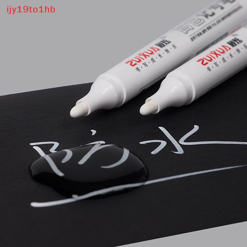 Bút Đánh Dấu màu trắng không thấm nước nhờn bút graffiti Gel vĩnh viễn môi trường bút mới