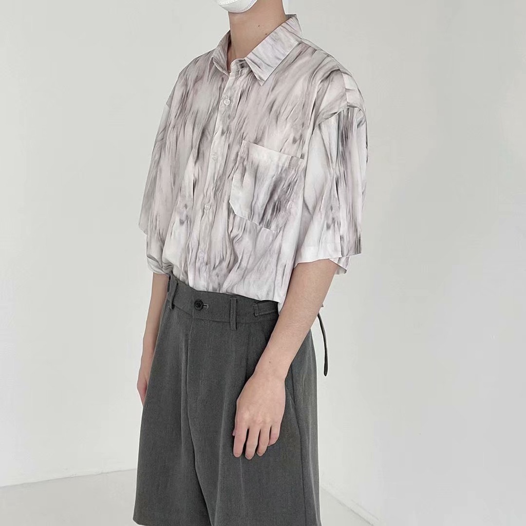 Áo Sơ Mi Dáng Rộng Thời Trang Hàn Quốc Dành Cho Nam