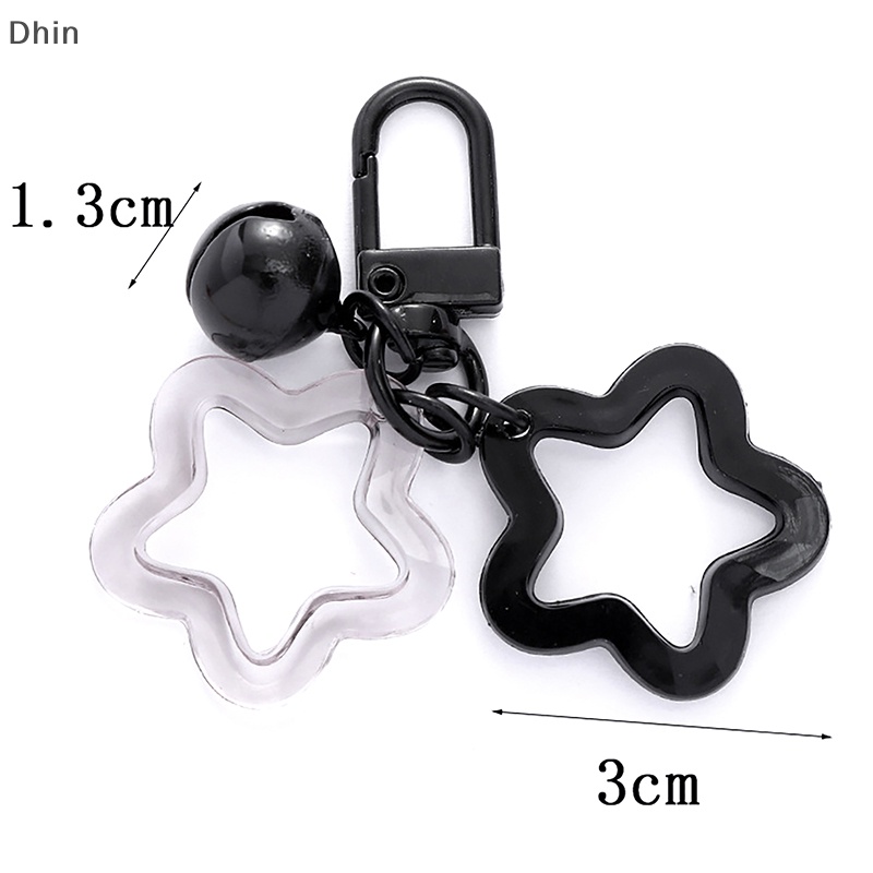 Móc Khóa Hình Ngôi Sao Năm Cánh Màu Sắc Ngọt Ngào Thanh Lịch Cho Nữ