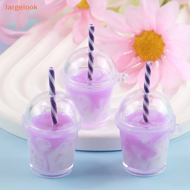 1 Mặt Dây Chuyền Hình Ly Kem Hoạt Hình 3D Phát Sáng DIY