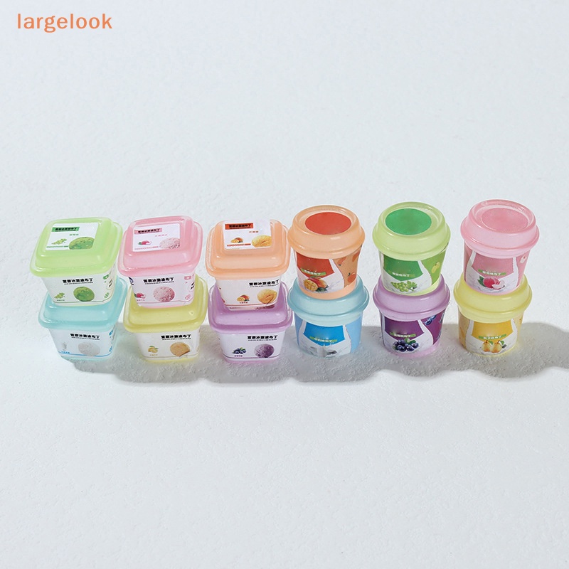 [Widelook] Set 5 Móc Khóa Resin Phát Sáng Trong Bóng Tối Hình Cây Kem