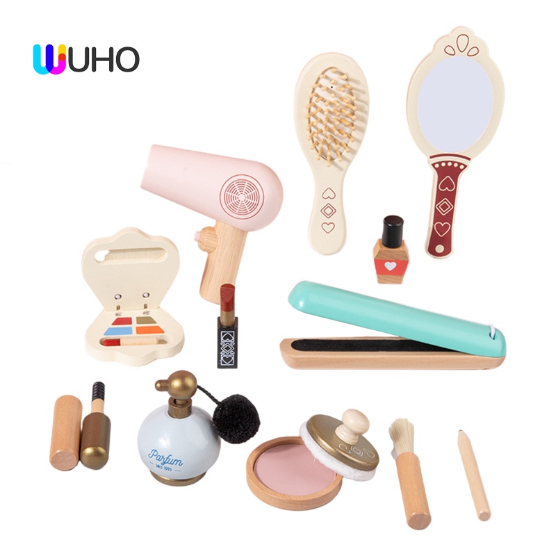 Bộ 12 Món Đồ Chơi Trang Điểm Gương Xinh Xắn Cho Bé 3 Tuổi