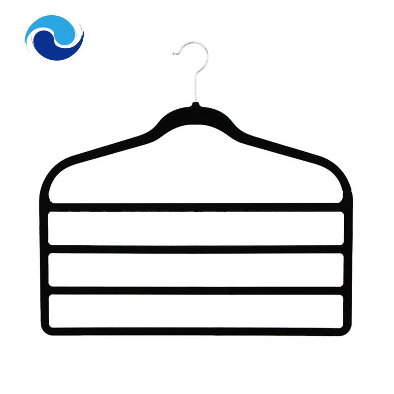 Set 10 Móc Treo Quần Áo Bằng Nhung Tiết Kiệm Diện Tích