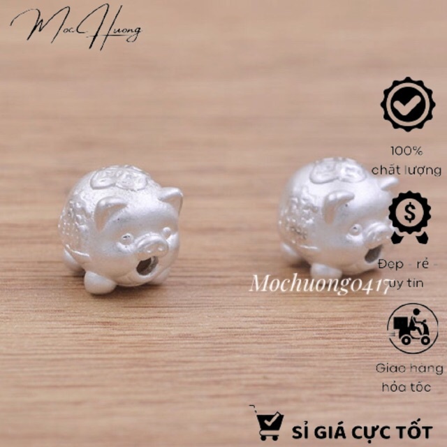 [S925] Charm heo bạc - MH291