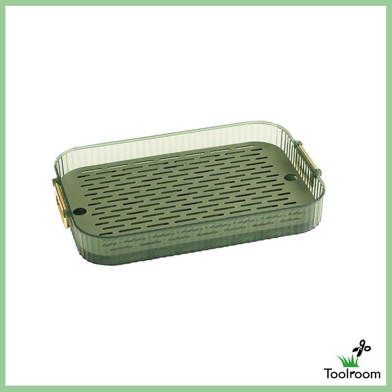 Khay Phơi Khô Chén Dĩa Có Tay Cầm Tiện Dụng Cho Văn Phòng