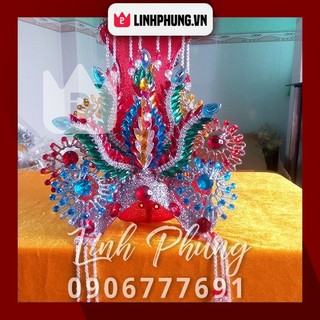 Mão Bà Cánh Chuồn Đầu Đá tượng cao 50cm (Ni 26cm) (Xanh, Đỏ, Vàng, Đen) (Mã: BNS)