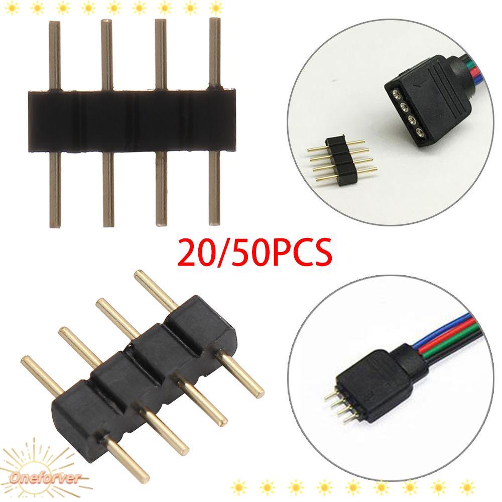 FOREVER Set 20 / 50 Phích Cắm Đực Chuyên Dụng Dành Cho Rgb 3528 5050 Smd 4-Pin