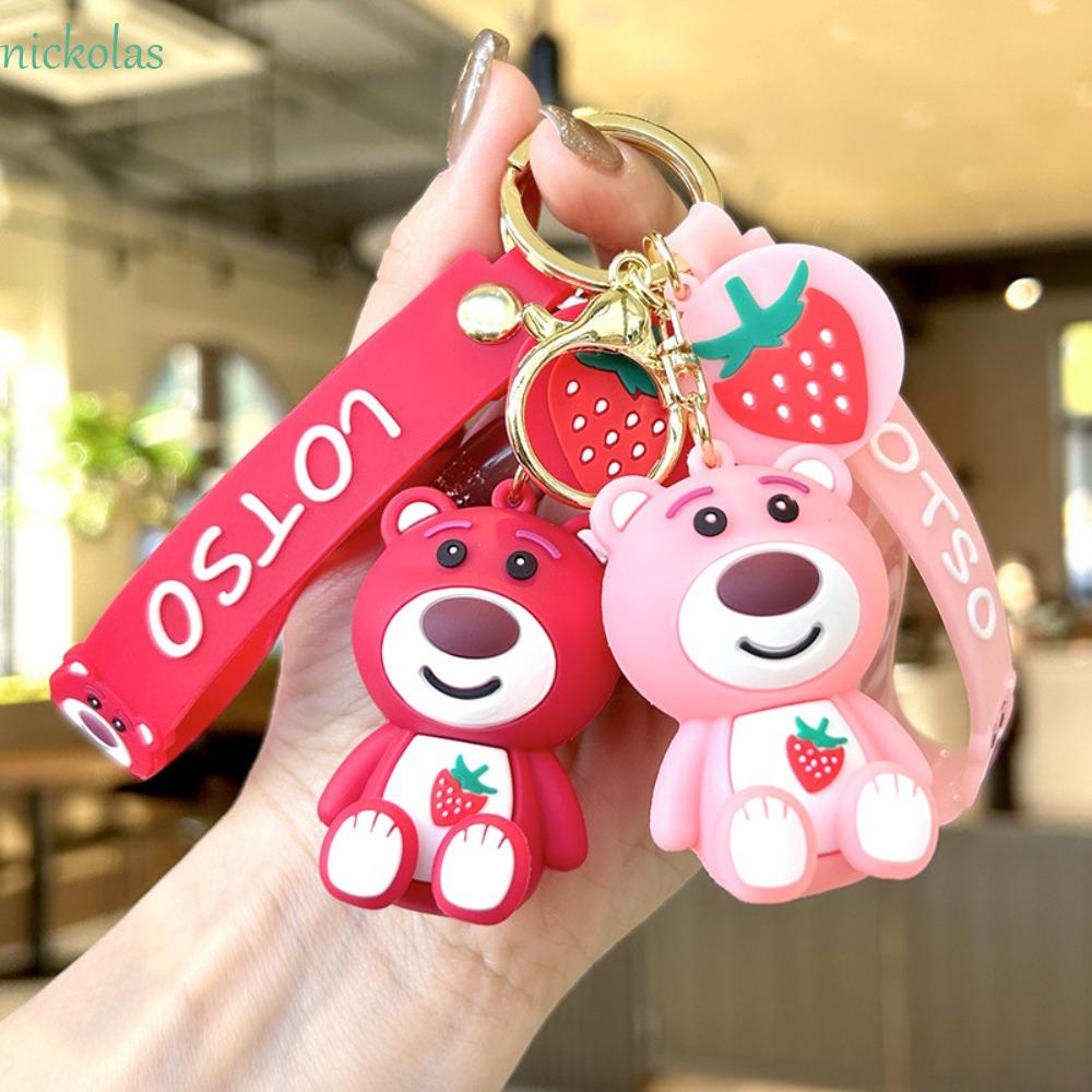 Móc Chìa Khóa Hình Búp Bê Hoạt Hình Phong Cách Hàn Quốc Dành Cho Nam Nữ