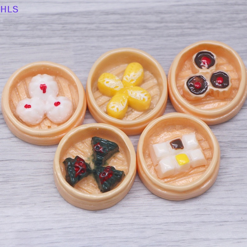 [HLS] Mô Hình Bữa Ăn Sáng Mini Bằng Nhựa Resin Sáng Tạo Trang Trí Nhà Búp Bê