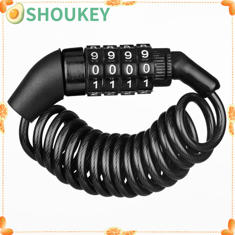SHOUKEY Khóa Xe Đạp Kết Hợp Mật Khẩu An Toàn Kiểu Dáng Mới