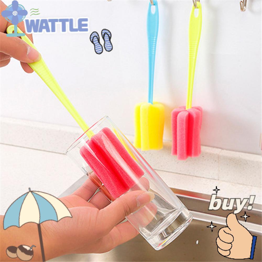 WTTLE Bàn Chải Nhựa Vệ Sinh Bình Sữa Em Bé Tiện Dụng