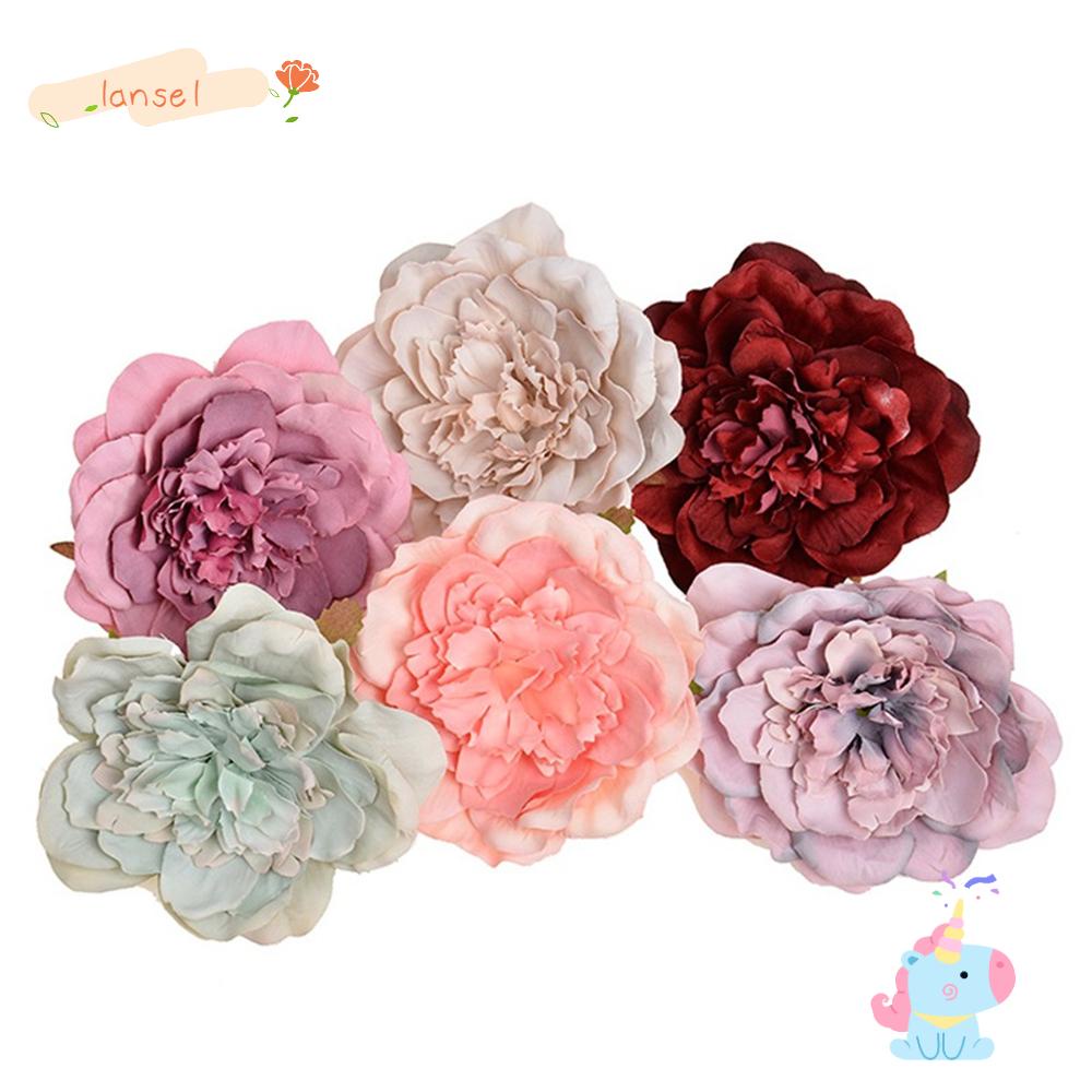 LANSEL 5 Bông Hoa Giả 10cm Để Trang Trí Tiệc Cưới, Sinh Nhật