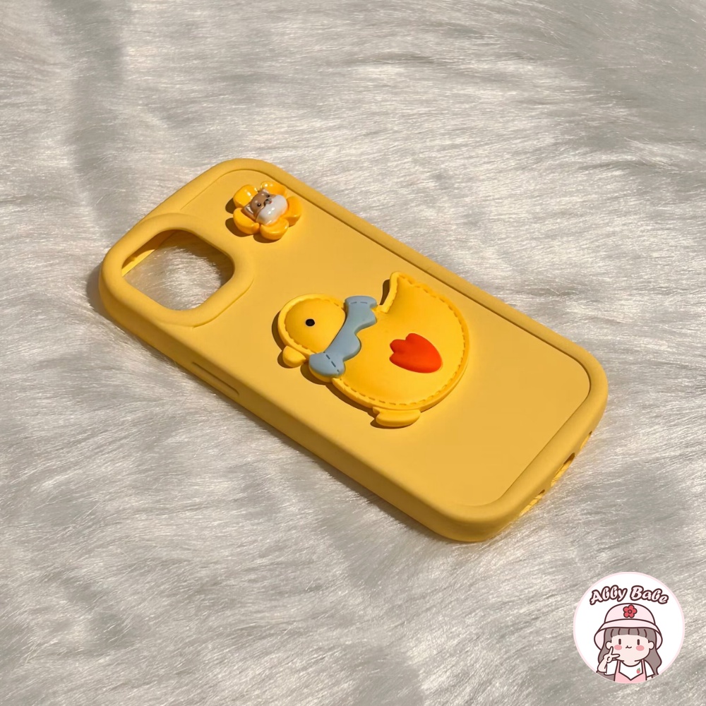 Ốp Điện Thoại TPU Dẻo Họa Tiết Gấu / Vịt Vàng Dễ Thương Chống Bụi Bẩn Cho IPhone 14 Pro Max IPhone 12 11 Pro Max XS XR