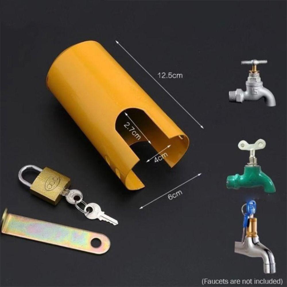 Vỏ Bọc Bảo Vệ Vòi Nước Bằng Kim Loại Có Khóa Chống Trộm Tiện Dụng Cho Sân Vườn