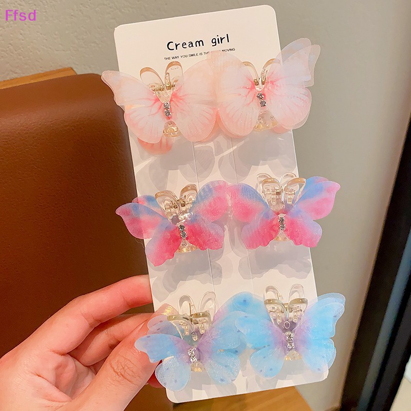 Kẹp Tóc Hình Bướm Dễ Thương Cho Bé Gái