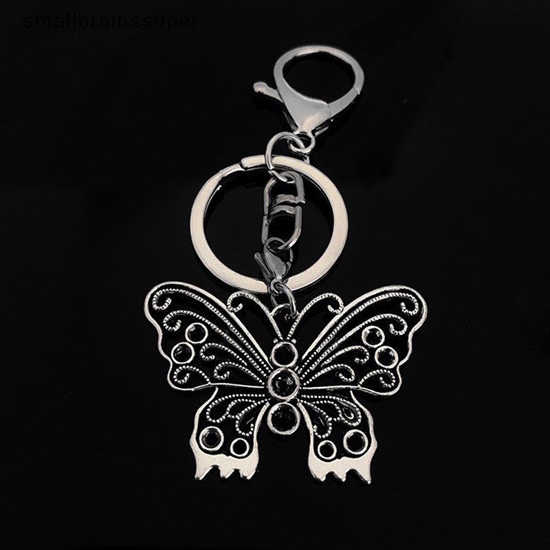 Móc Khóa Kim Loại Y2k Mặt Hình Bướm Vintage Trang Trí Điện Thoại / Túi Xách SBS