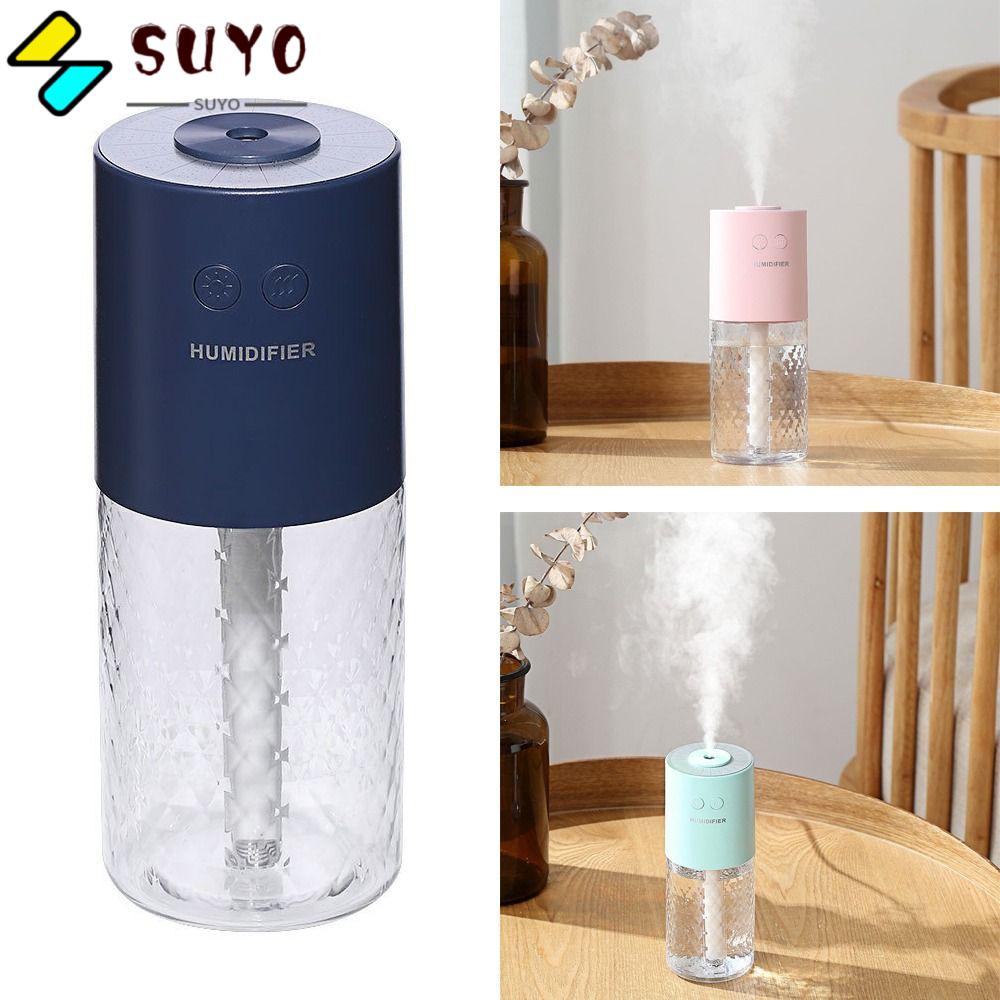 SUYO Máy Phun Sương Tạo Độ Ẩm Không Khí Mini 200ML 5V 3.5W USB Mini Có Đèn Chiếu Và Sạc Lại Được Cho Nhà Ở / Xe Hơi